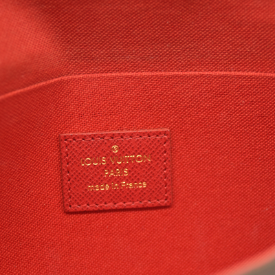 Louis Vuitton  Damier Ebene Pochette Felicie Chain Wallet SF1129