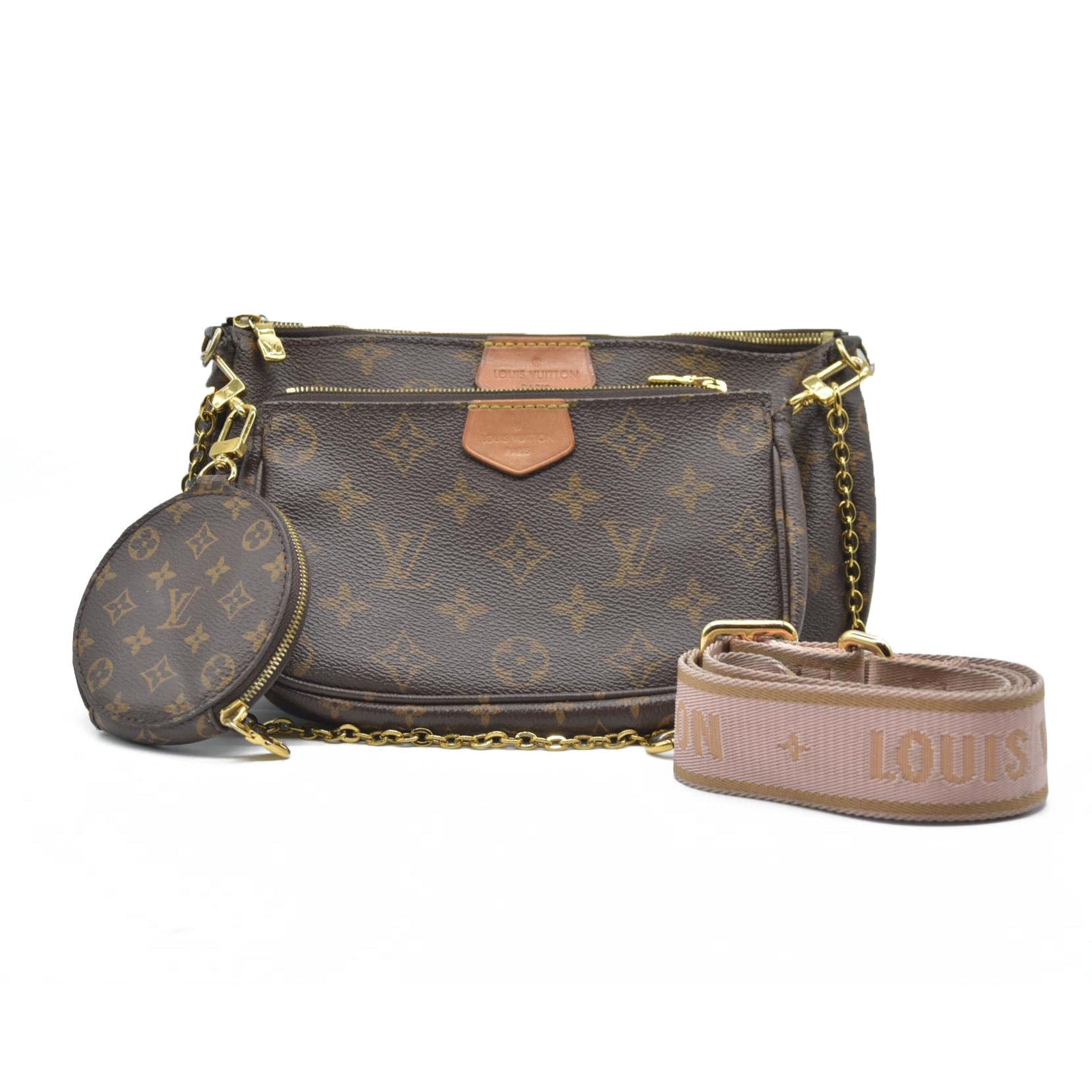 $2840 Louis Vuitton LV Monogram Multi-Pochette Accessories