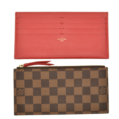 Louis Vuitton  Damier Ebene Pochette Felicie Chain Wallet SF1129