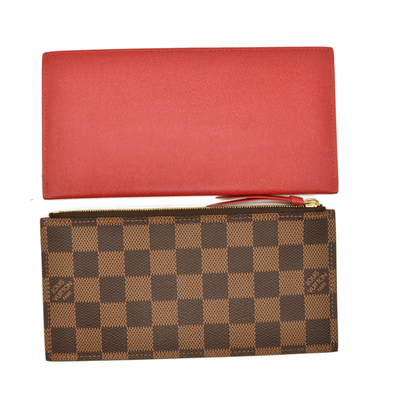 Louis Vuitton  Damier Ebene Pochette Felicie Chain Wallet SF1129