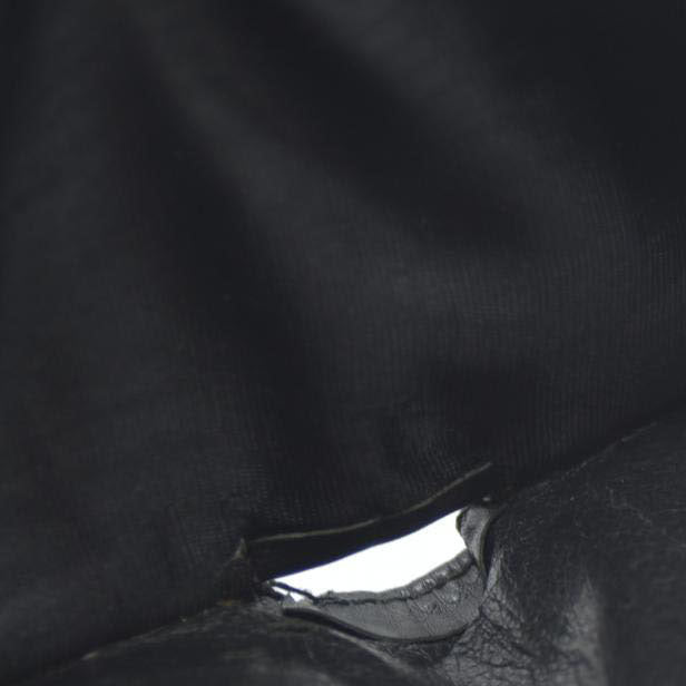 GUCCI GG Logo Canvas Leather Bifold Wallet Black