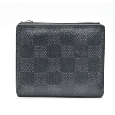 Louis Vuitton Damier Graphite Portefeuille Smart Bifold Wallet Black TS1167