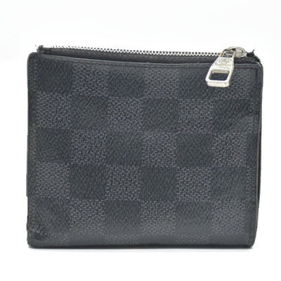 Louis Vuitton Damier Graphite Portefeuille Smart Bifold Wallet Black TS1167