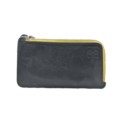 $450 Loewe DAMAGED Black Rainbow Coin Wallet CONSIGNMENT