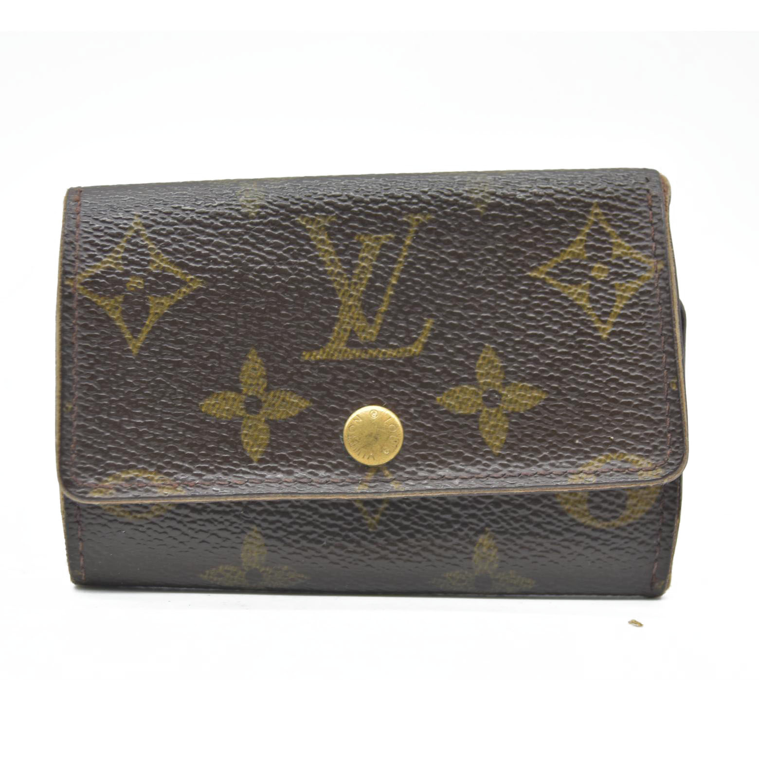 $345 Louis Vuitton Monogram Multicles 6 Ring Key Case Brown CT1916