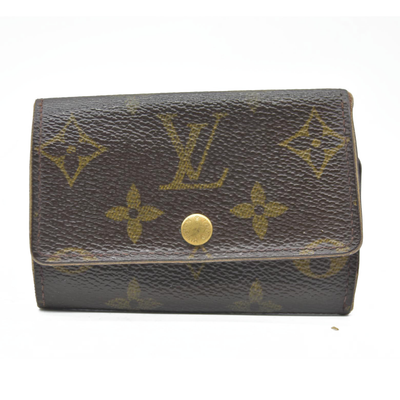 $345 Louis Vuitton Monogram Multicles 6 Ring Key Case Brown CT1916