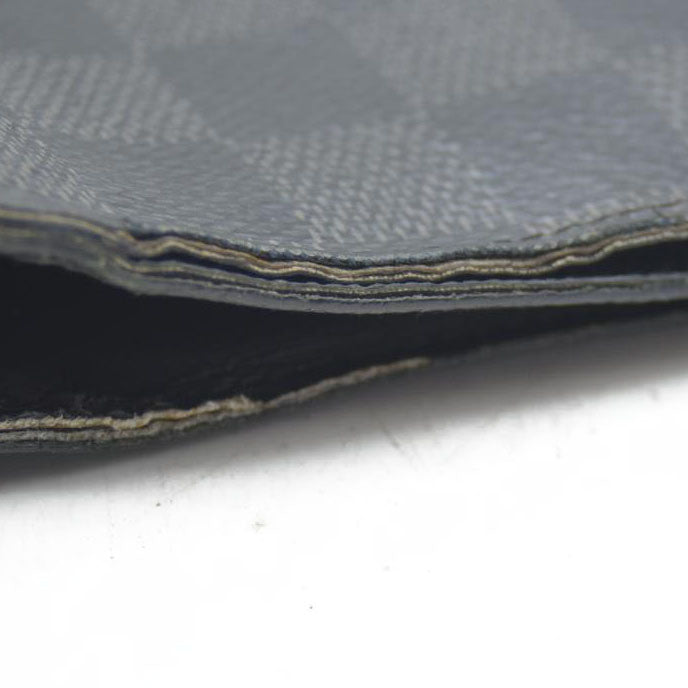 Louis Vuitton Damier Graphite Portefeuille Smart Bifold Wallet Black TS1167