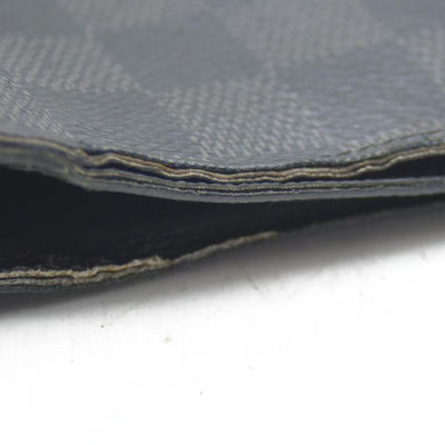 Louis Vuitton Damier Graphite Portefeuille Smart Bifold Wallet Black TS1167