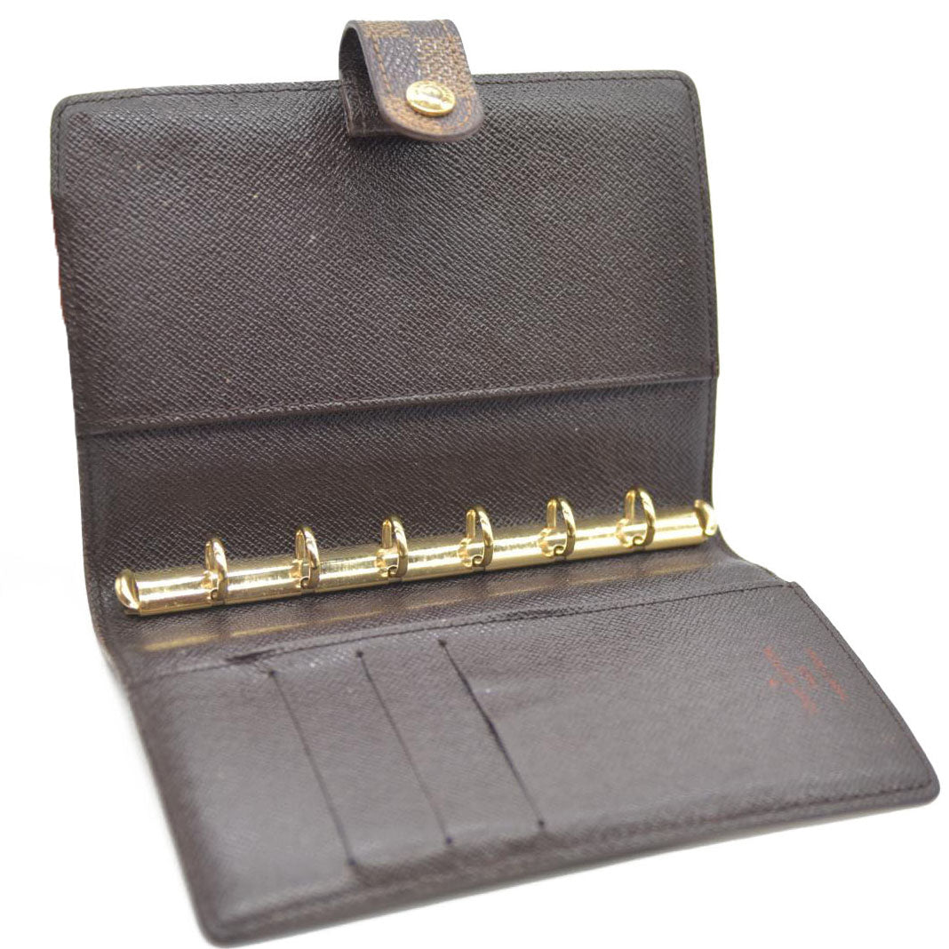 Louis Vuitton Damier Agenda PM Notebook Cover Brown CA0978