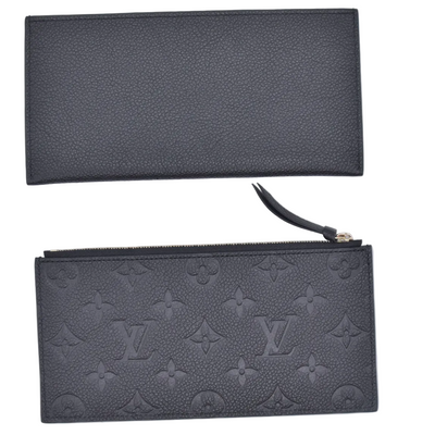 $1770 Louis Vuitton Felicie NM Black Empreinte RFID