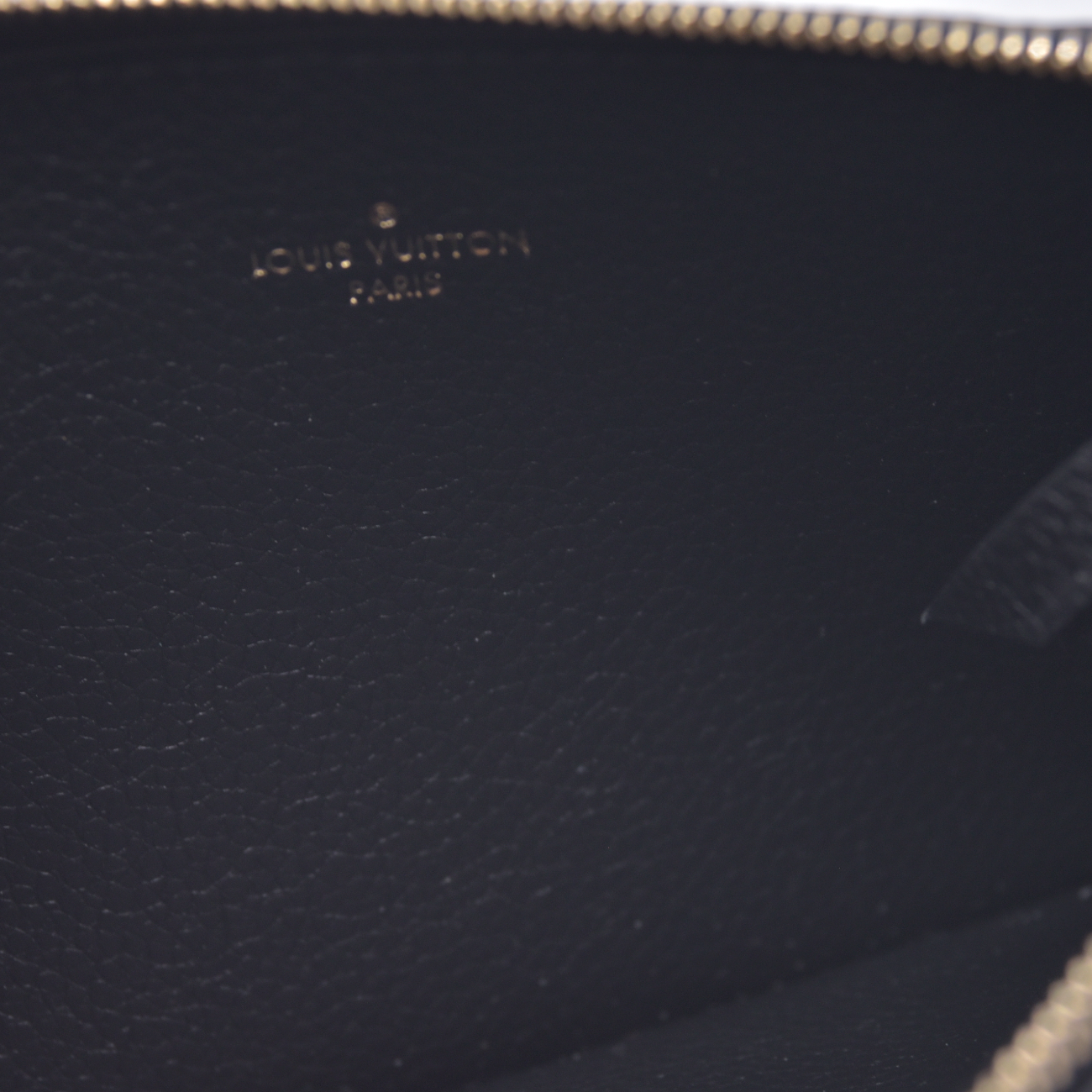 $1770 Louis Vuitton Felicie NM Black Empreinte RFID
