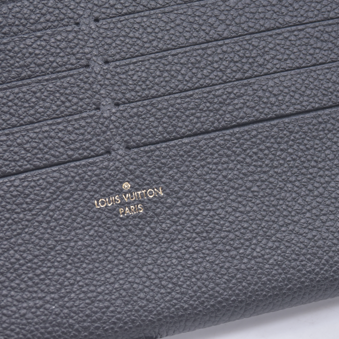 $1770 Louis Vuitton Felicie NM Black Empreinte RFID