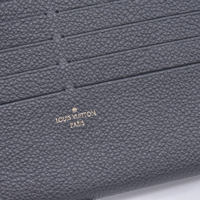 $1770 Louis Vuitton Felicie NM Black Empreinte RFID