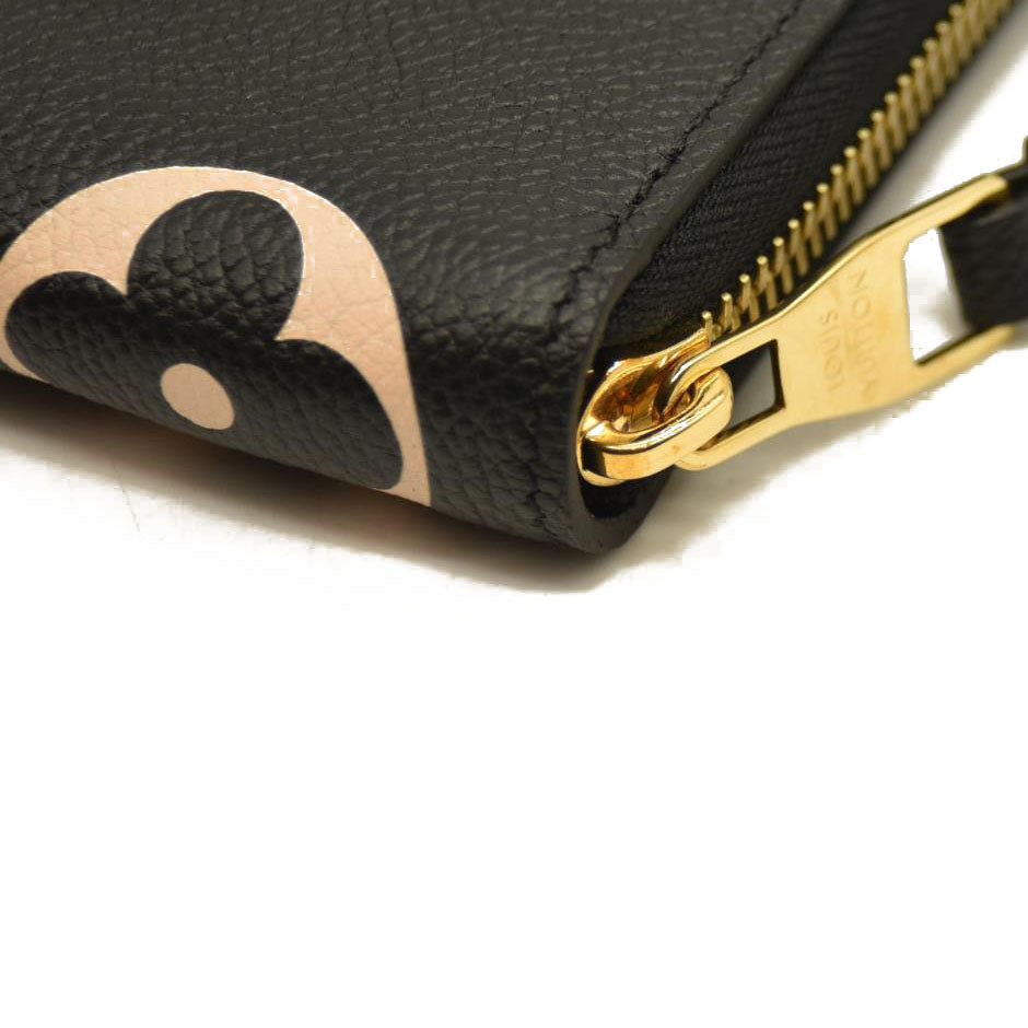 Louis Vuitton  Empreinte Monogram Giant Zippy Wallet Black Beige