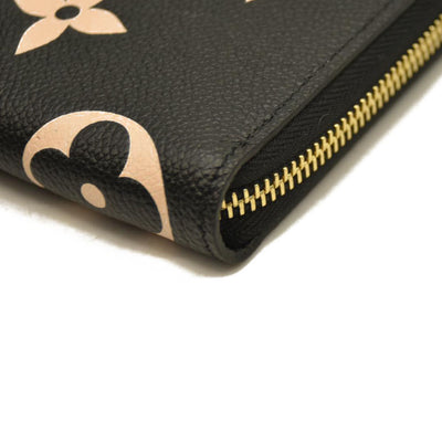 Louis Vuitton  Empreinte Monogram Giant Zippy Wallet Black Beige