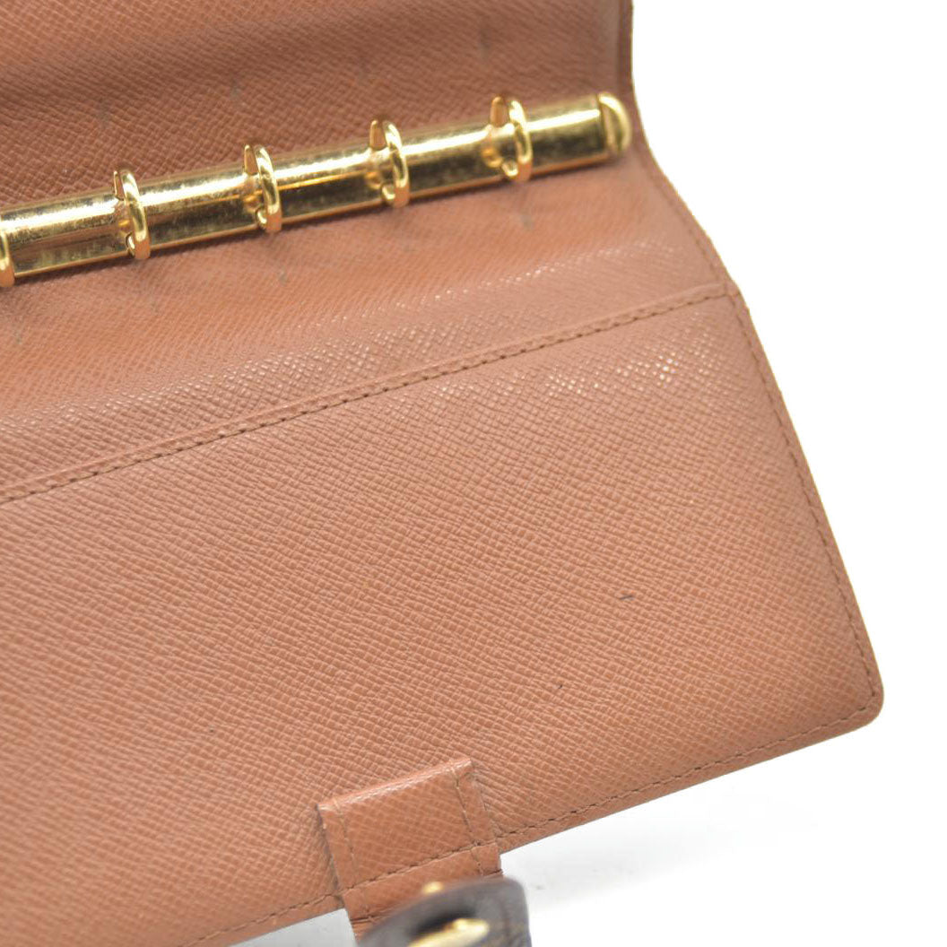 Louis Vuitton Monogram Agenda PM Notebook Cover Brown CA1908