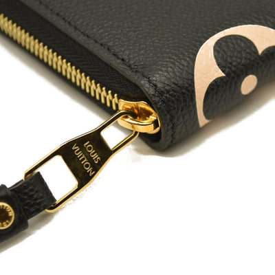 Louis Vuitton  Empreinte Monogram Giant Zippy Wallet Black Beige
