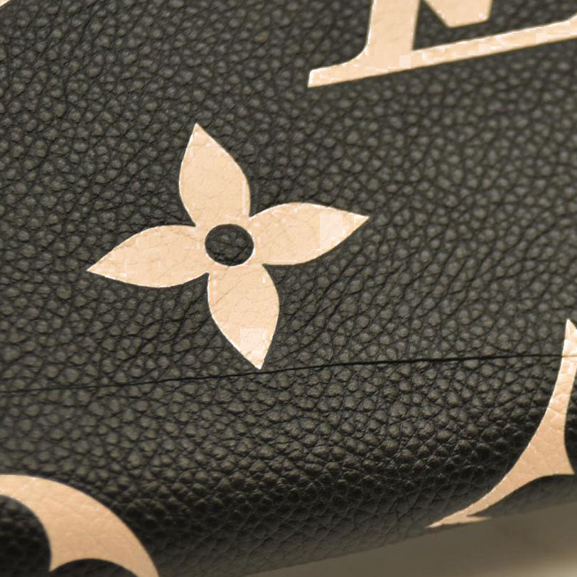 Louis Vuitton  Empreinte Monogram Giant Zippy Wallet Black Beige