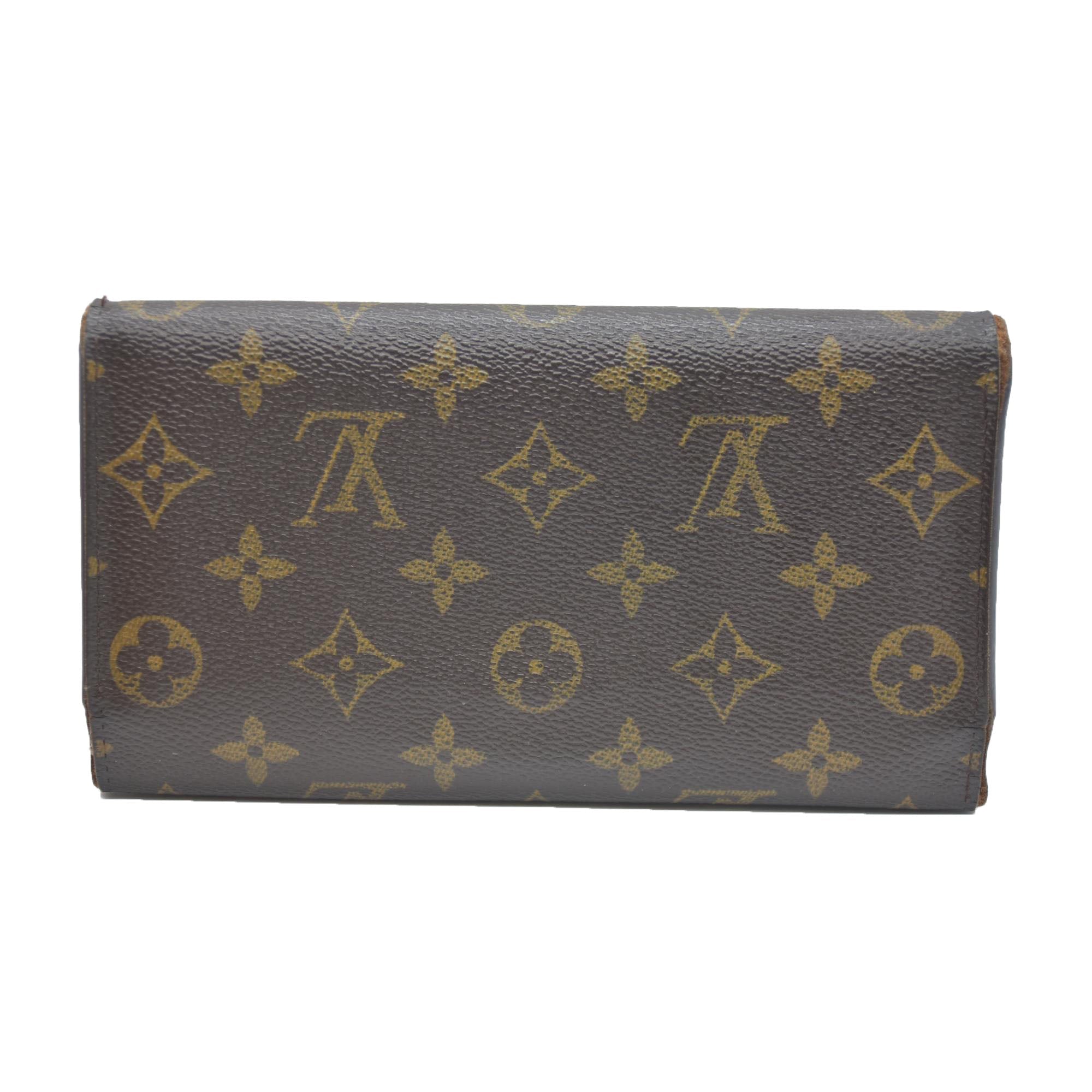 Louis Vuitton Monogram Porte Tresor International Trifold Long Wallet MB1023