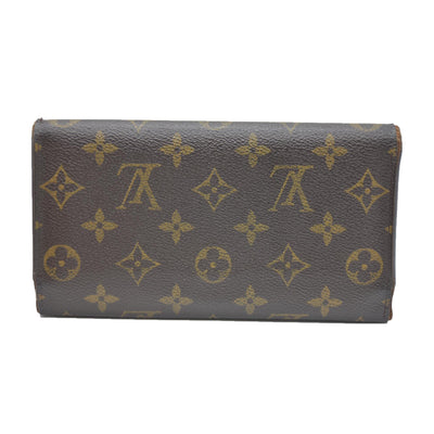 Louis Vuitton Monogram Porte Tresor International Trifold Long Wallet MB1023