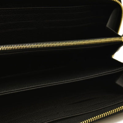 Louis Vuitton  Empreinte Monogram Giant Zippy Wallet Black Beige