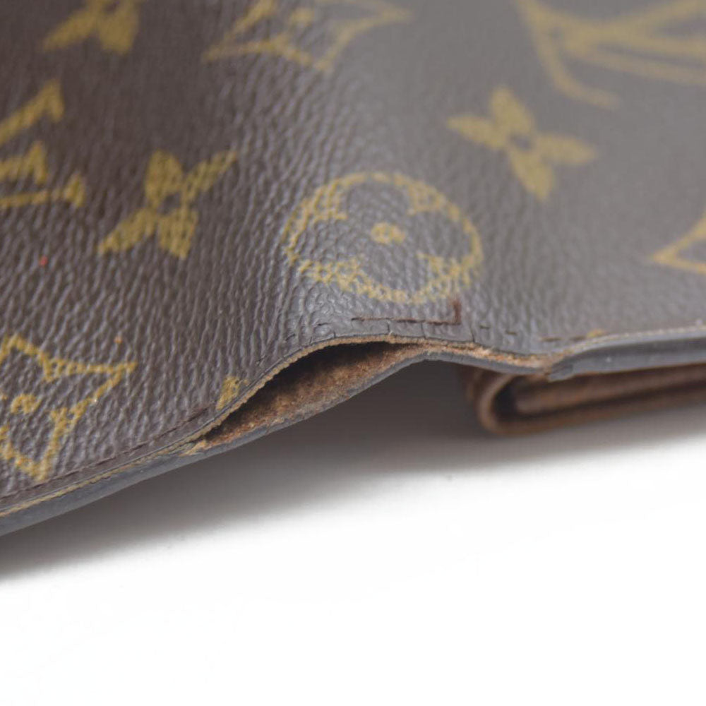 Louis Vuitton Monogram Porte Tresor International Trifold Long Wallet MB1023