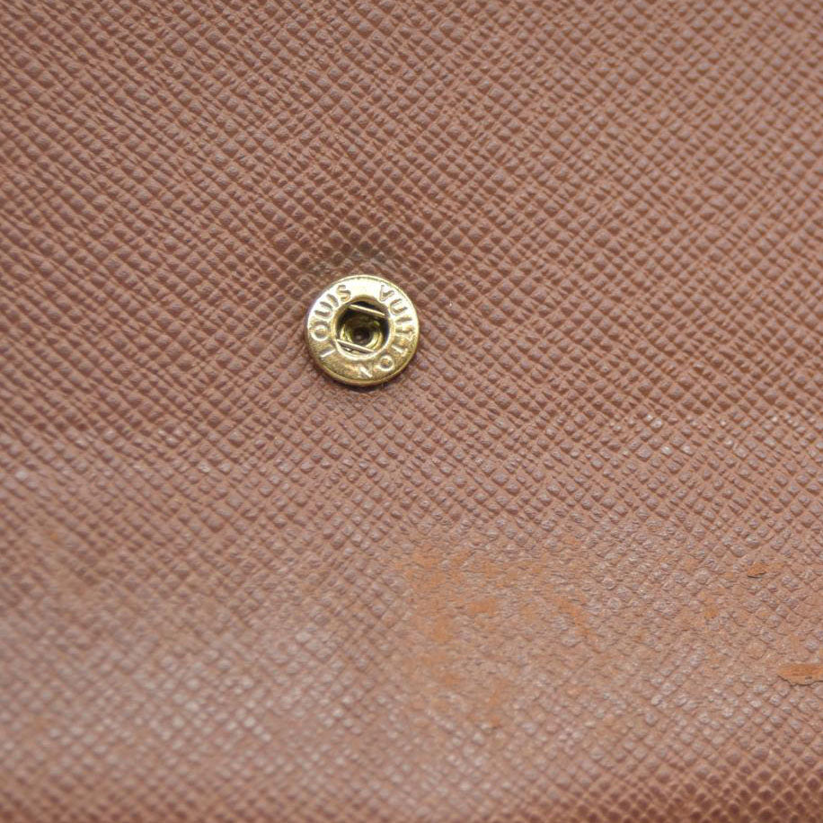 Louis Vuitton Monogram Porte Tresor International Trifold Long Wallet MB1023