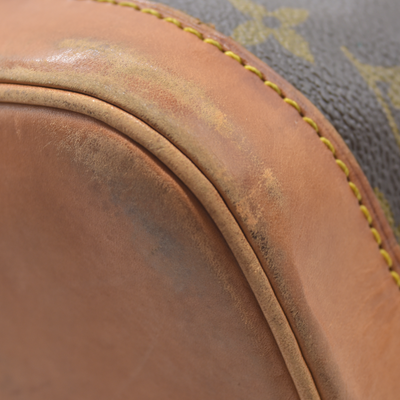 $2090 1993 Louis Vuitton Alma PM Brown Monogram VI1913