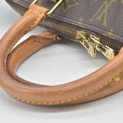 $2090 1993 Louis Vuitton Alma PM Brown Monogram VI1913