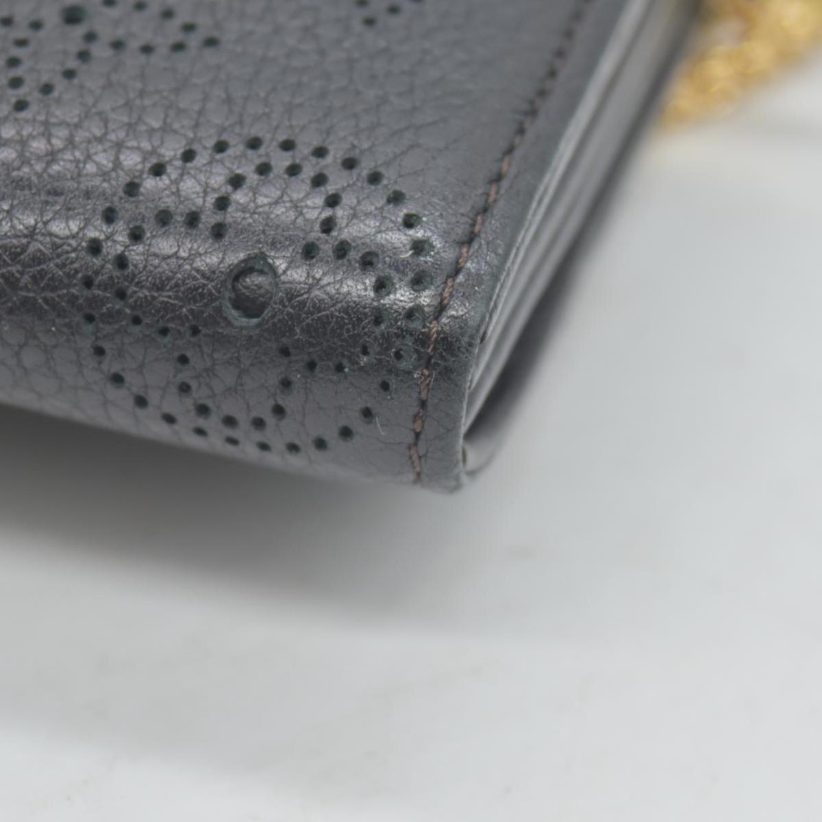$1130 2014 Louis Vuitton Mahina Amelia Wallet Black CONSIGNMENT TN0184