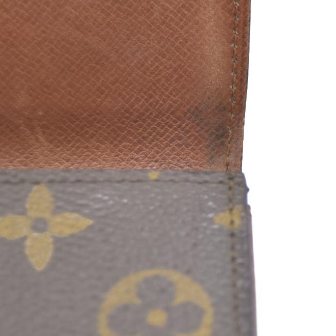 Louis Vuitton Monogram Portefeiulle Sarah Long Bifold Wallet Brown 882AN