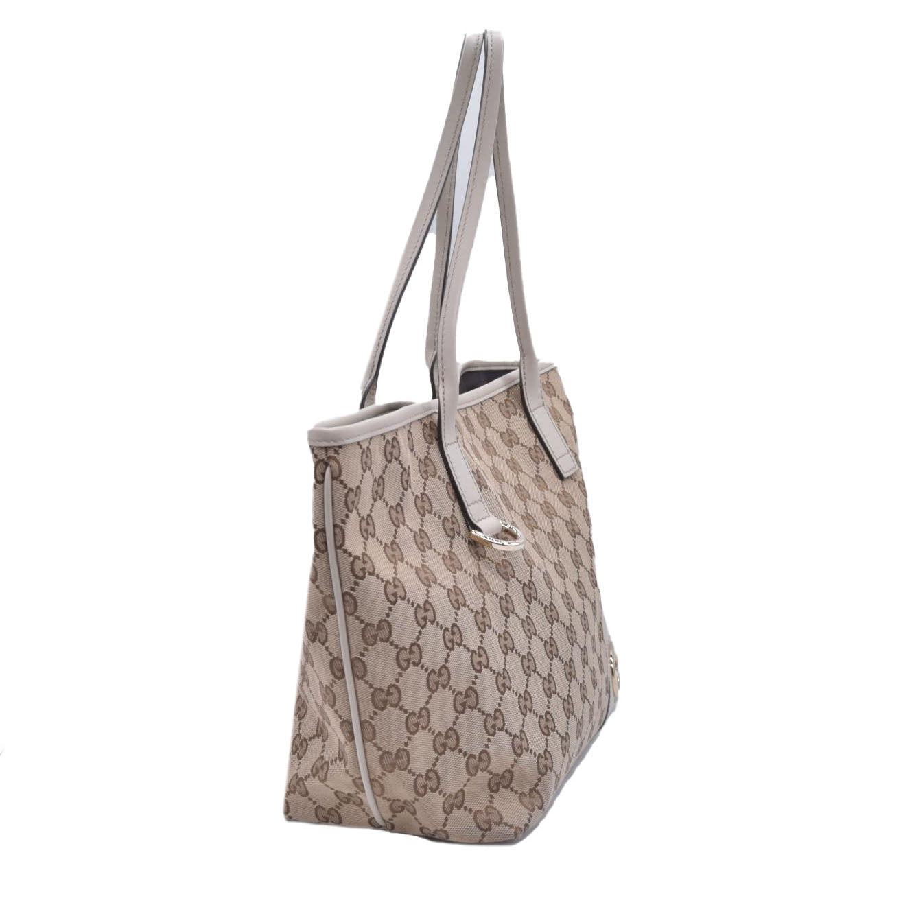 $1290 GUCCI GG Canvas Miss GG Tote Off White CONSIGNMENT