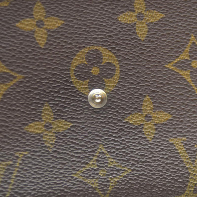 Louis Vuitton Monogram Portefeiulle Sarah Long Bifold Wallet Brown 882AN