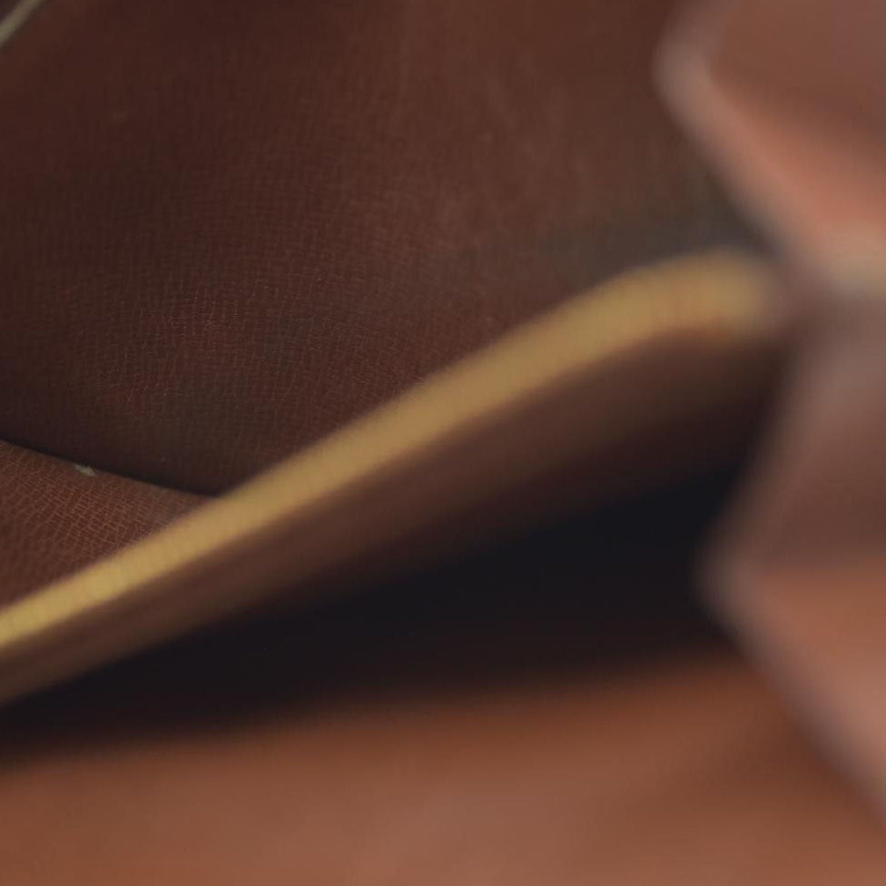 Louis Vuitton Monogram Portefeiulle Sarah Long Bifold Wallet Brown 882AN