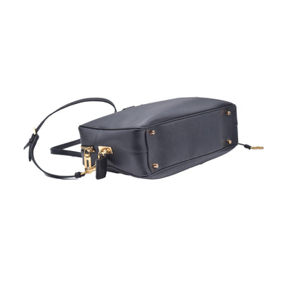 $1195 Prada Bauletto Handbag Saffiano Leather Medium CONSIGNMENT