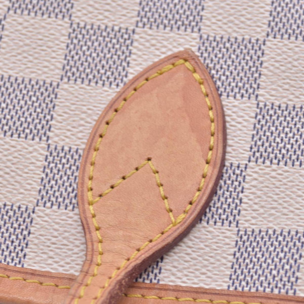$2240 2017 Louis Vuitton Damier Azur Neverfull MM with Pouch SD0177