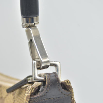 $1100 CONSIGNMENT Gucci GG Canvas Top Handle Bag Vintage