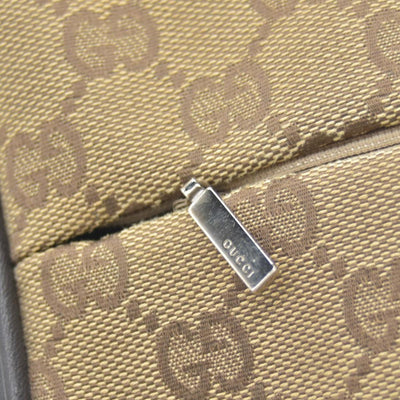 $1100 CONSIGNMENT Gucci GG Canvas Top Handle Bag Vintage