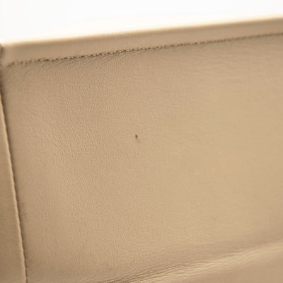 Christian Dior Calfskin Embossed Medium Book Tote Beige