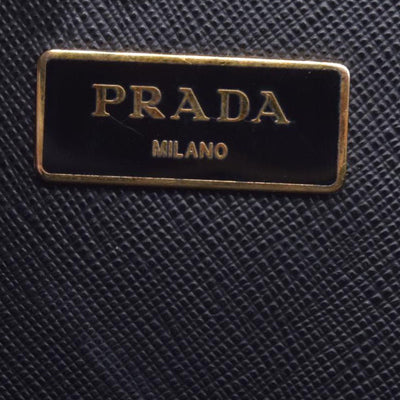 $1195 Prada Bauletto Handbag Saffiano Leather Medium CONSIGNMENT