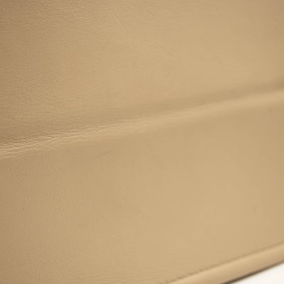 Christian Dior Calfskin Embossed Medium Book Tote Beige