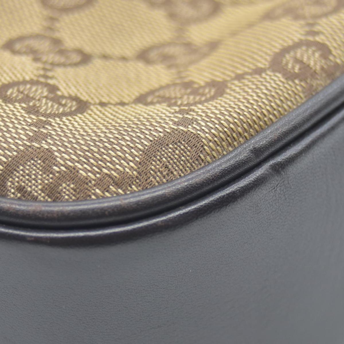 $1100 CONSIGNMENT Gucci GG Canvas Top Handle Bag Vintage