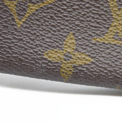 Louis Vuitton Monogram Pochette Cles Wallet Coin Purse Brown 874ET