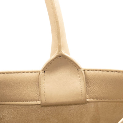 Christian Dior Calfskin Embossed Medium Book Tote Beige