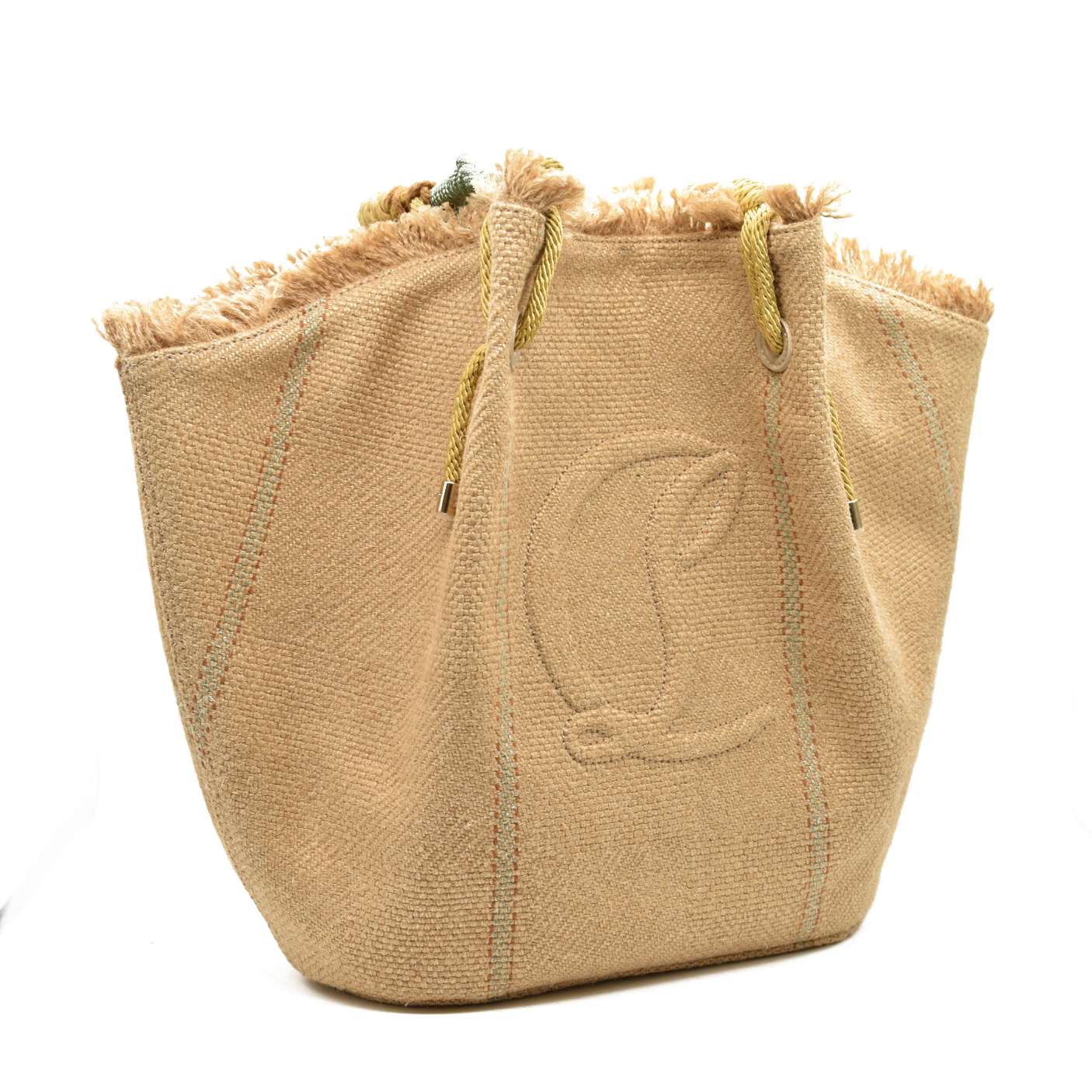 Christian Louboutin By My Side Jute Shopper