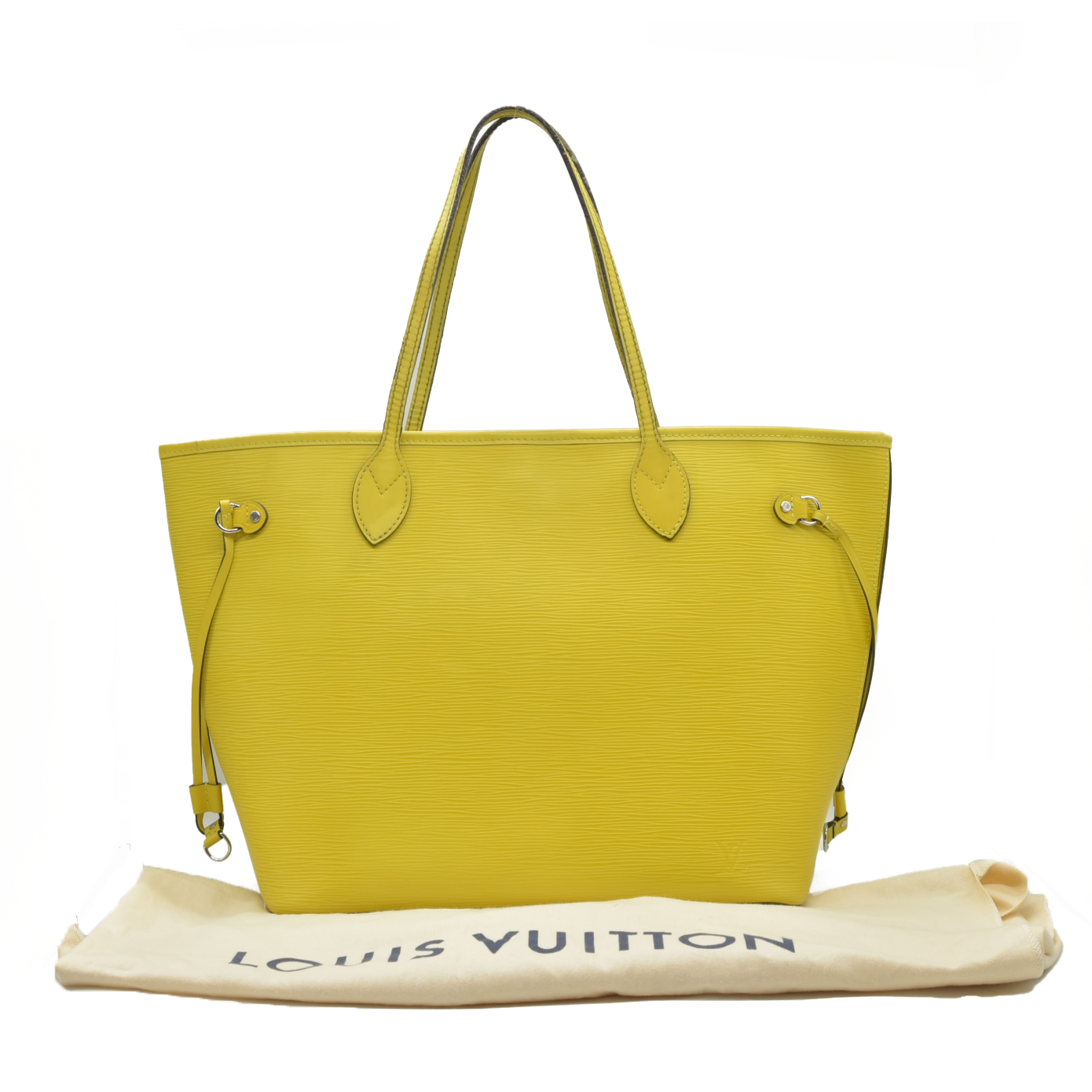 $2640 2014 Louis Vuitton Pistache Epi Leather Neverfull MM Bag CA2194 CONSIGNMENT