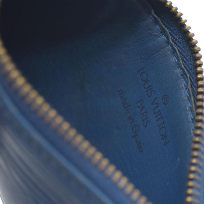 Louis Vuitton Epi Key Pouch Blue CA0995