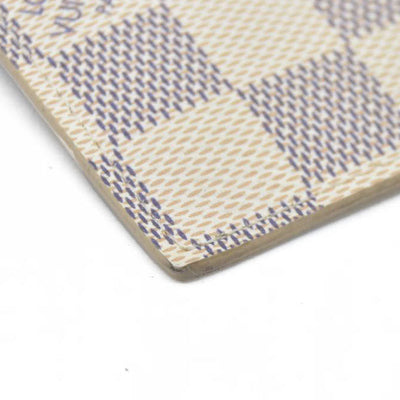 $500 Louis Vuitton Damier Azur Felicie Zipped Insert Rose Ballerine