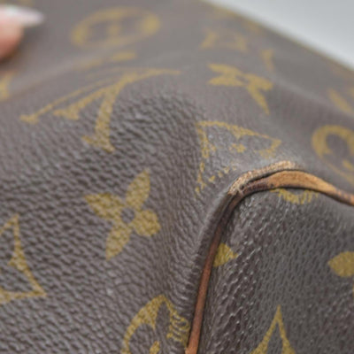 1998 $1490 Louis Vuitton Speedy 25 Handbag Monogram Brown SP1928