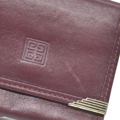 Givenchy Burgundy with Gold Hardware Coin Purse